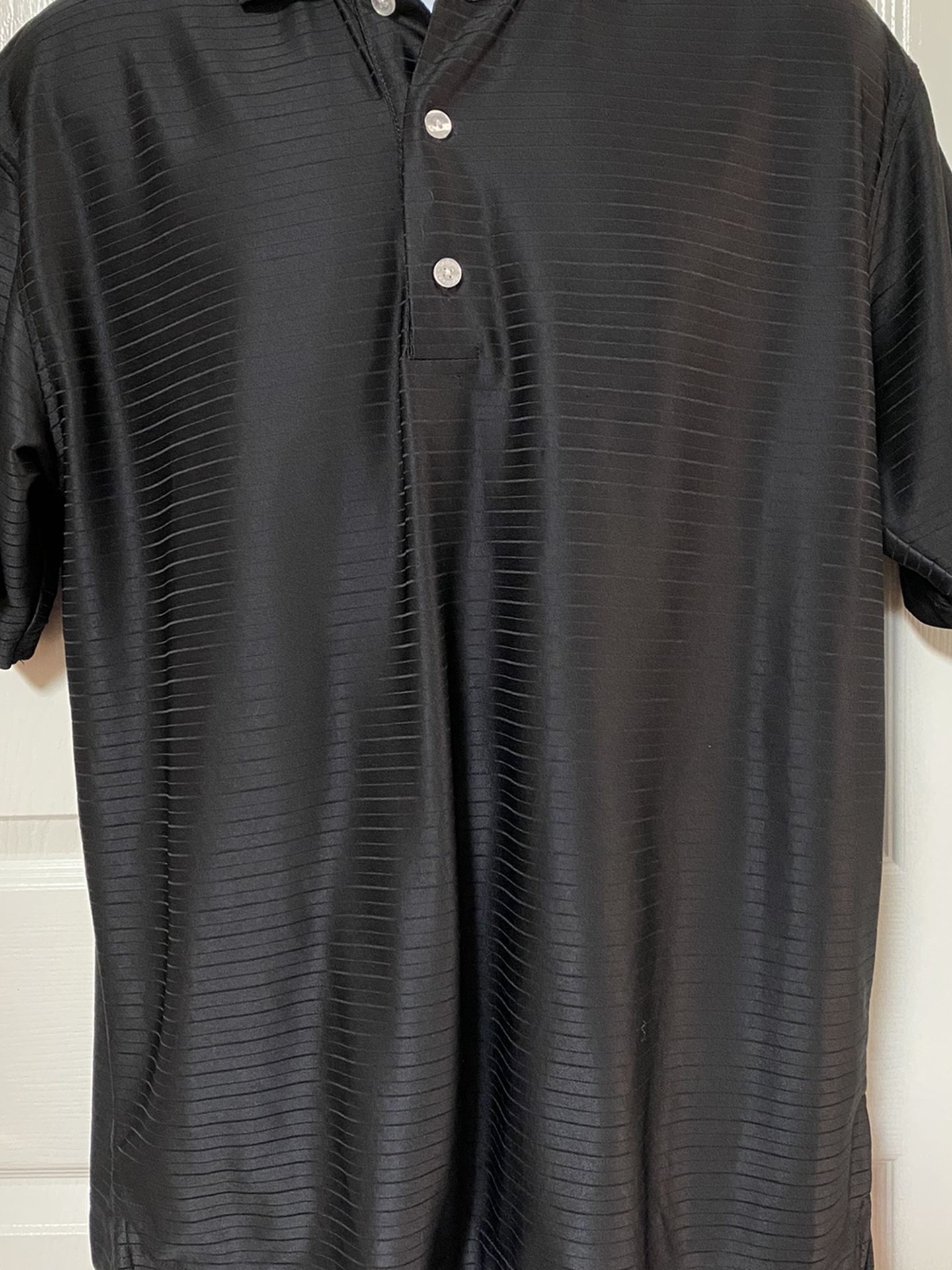 Siegfried & Company Black Polo Shirt Men’s Medium