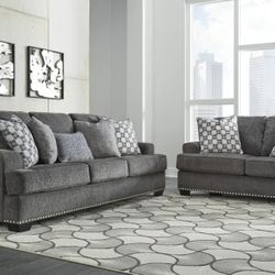[SPECIAL] Locklin Carbon Living Room Set

