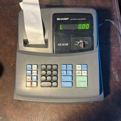 SHARP ELECTRONIC CASH REGISTER WORKS!  60.00$