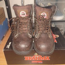Steel toe boots