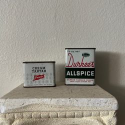 vintage Spice Tins 