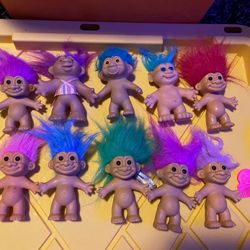 Lot of troll dolls $20