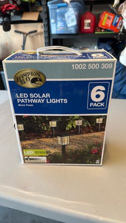 LED solar pathway lights