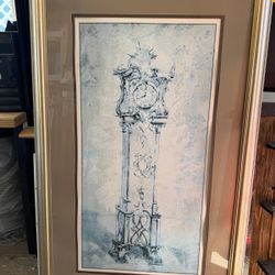 Antique Clock Wall Portrait 