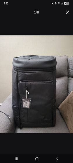 ANYWR Large Black Travel Backpack