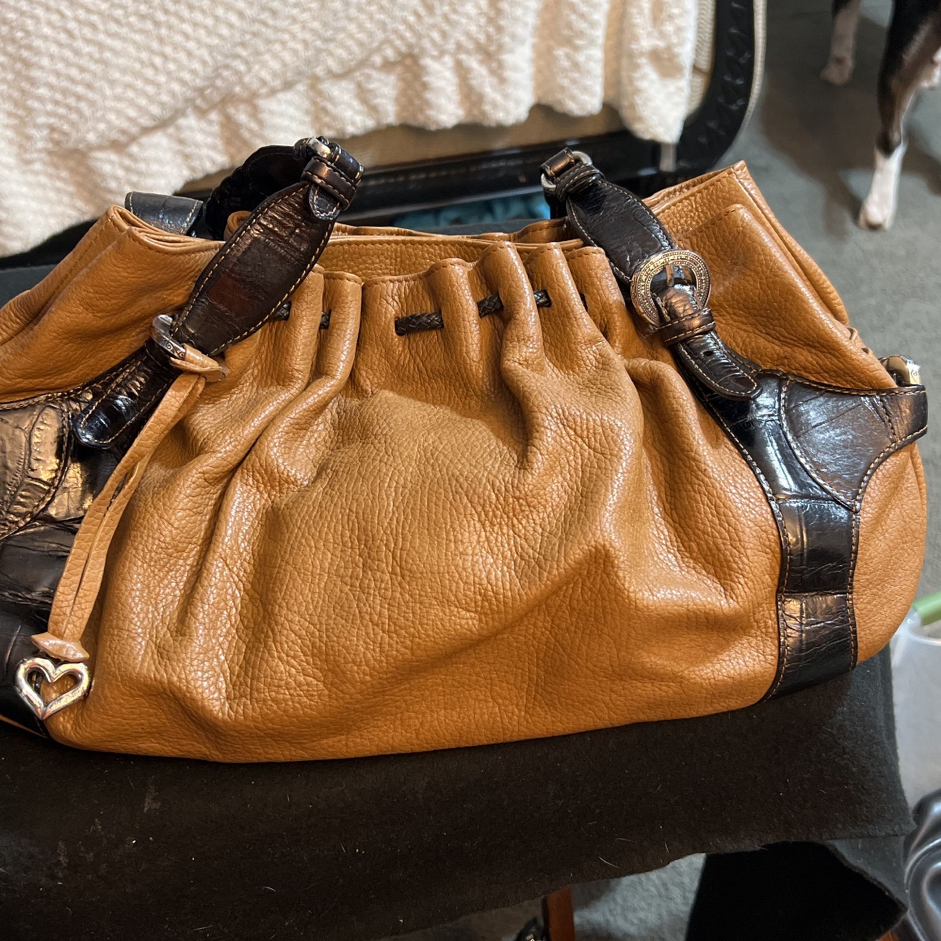 BRIGHTON TAN LEATHER BAG