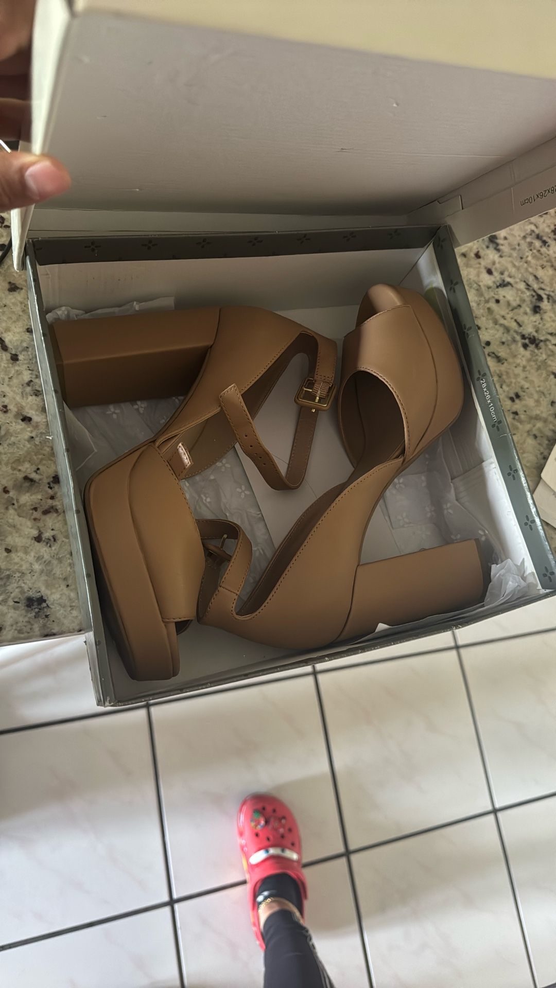 Sun Stone Model Heels