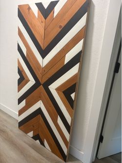Handmade Geometric Wood Wall Art