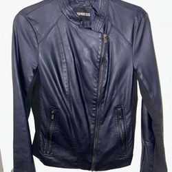 Express Women's Leather Jacket Size Small
