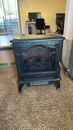 MOVING SALE – Electric Fireplace Stove Heater