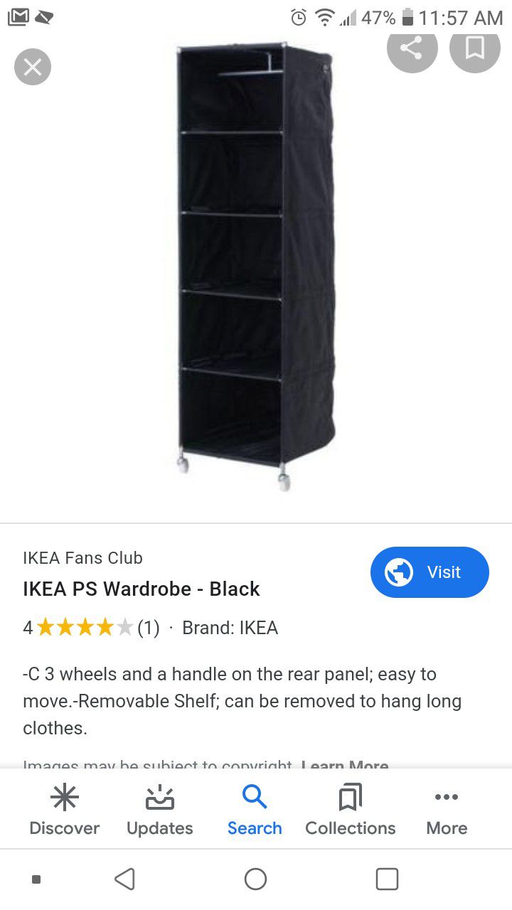 IKEA PS Wardrobe - Black