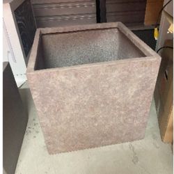 Large Square Concrete Planter