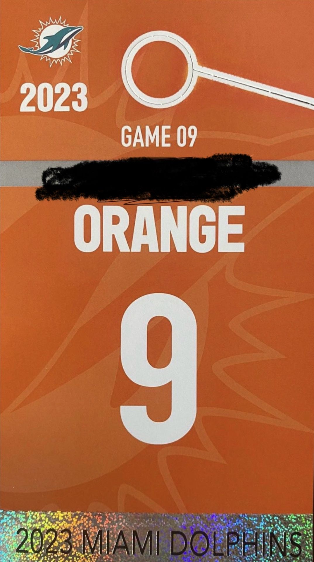 Miami Dolphins Parking Pass