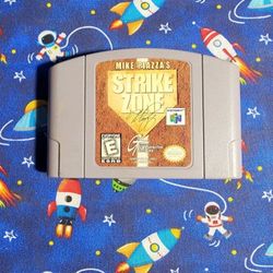 Mike Piazza's Strike Zone Nintendo 64 N64 Authentic Tested Saves Polished Pins 