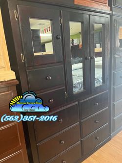 Cherry pinewood XL wardrobe closet ropero armoire Nuevo bonito
