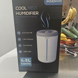 Insenvo Cool Mist Humidifier (BRAND NEW)