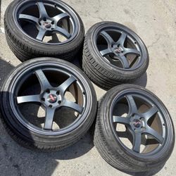 Ray Gramlights 57CR Gunmetal Blue Wheels 