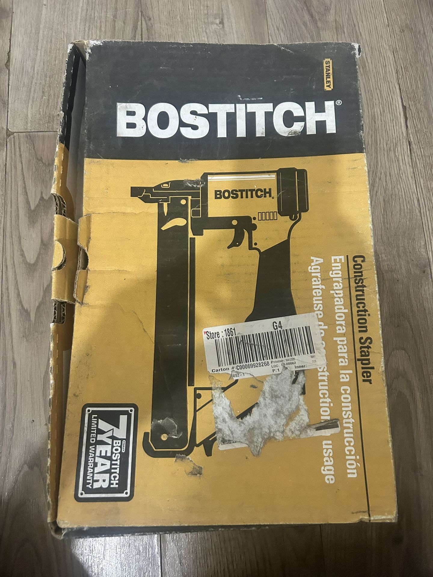 Bostitch Construction Stapling Gun 