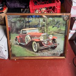 Rare Duesenberg Clock 1935 Model. 21”x27”