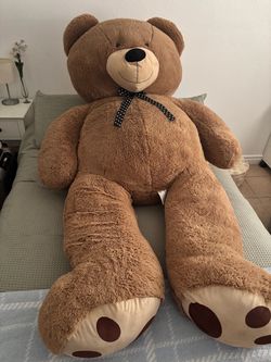 Giant Brown Stuffed Teddy Bear