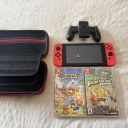 Nintendo Switch / Memory Card / 2 Games / Charger