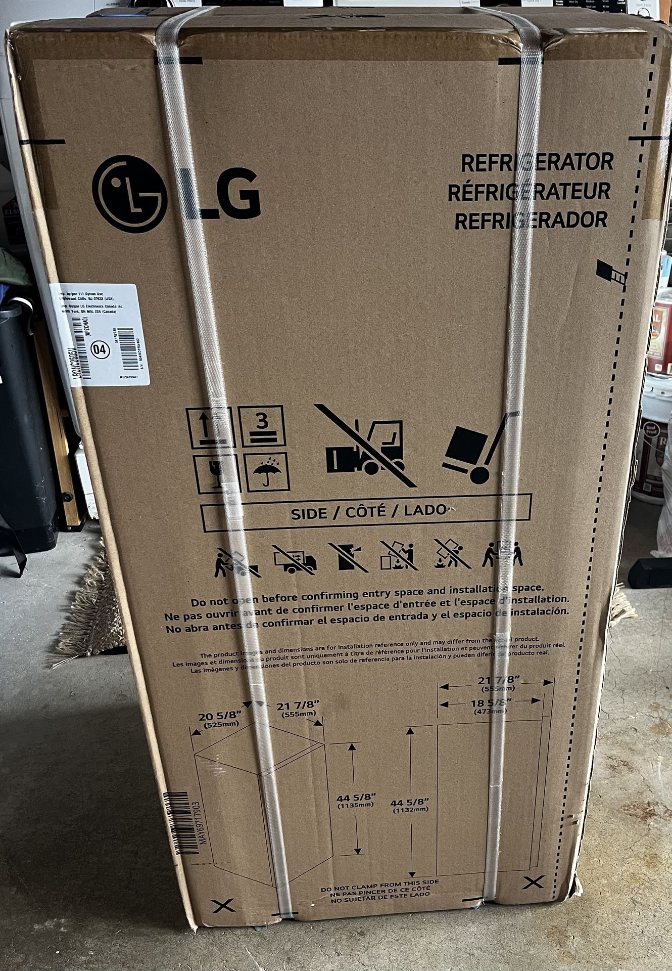 Small LG Fridge, New In Box