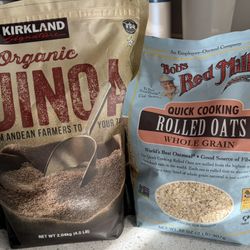 Organic Quinoa & Rolled Oats 