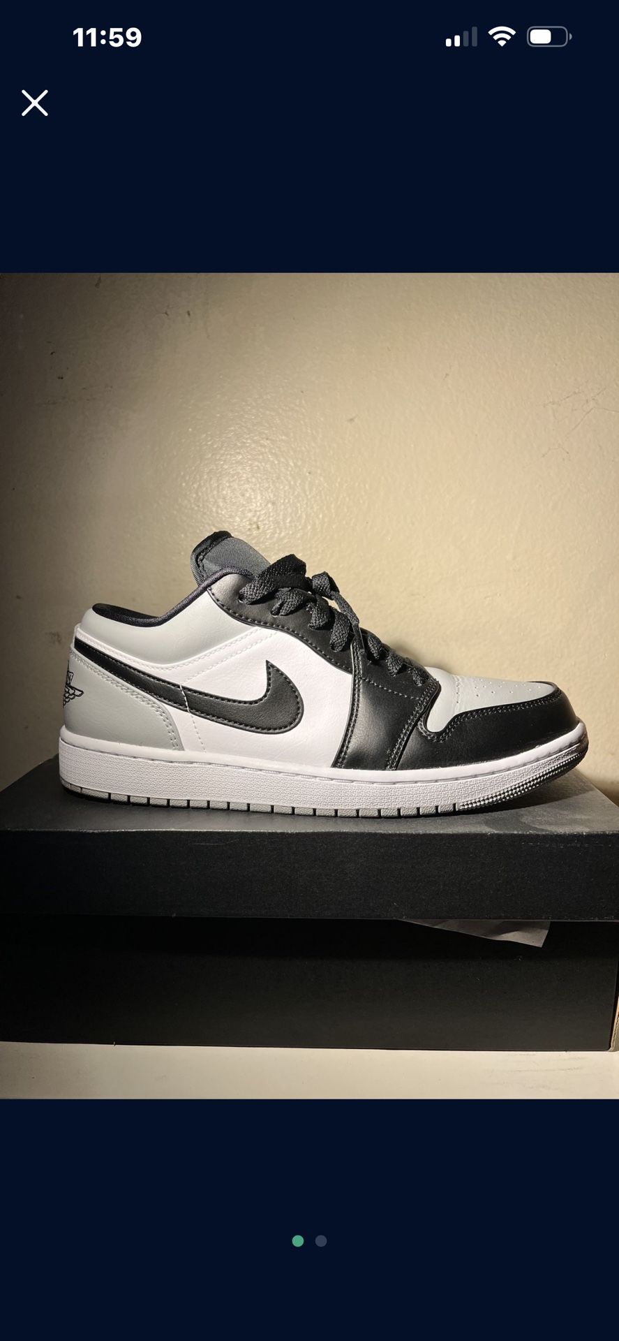 Jordan 1 Low Grey