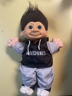 NFL Raiders Troll Doll 