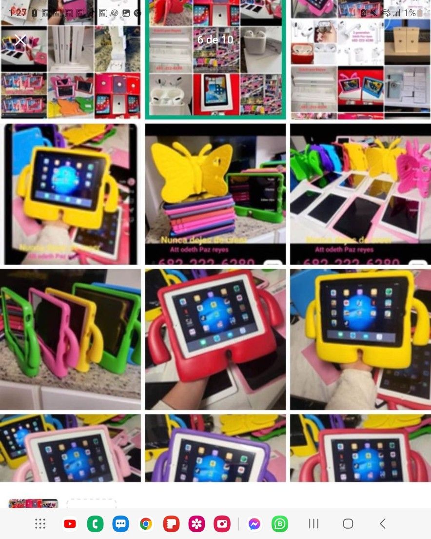 Ipad Cargadores Y Protectores Incluido $75. Warranty De 30 Dias