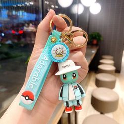 Pokémon Wear Fashion Clothes Keychain!  3D High Quality Pokémon Wear Fashion Clothes Keychain! Great For Car Key, Bag, Backpack, ect.  For the size an