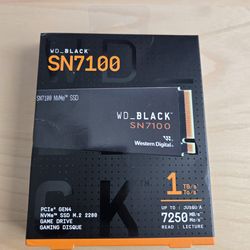 WD Black SN7100 1Tb PCIe GEN 4