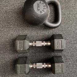 Kettlebell And Dumbbells