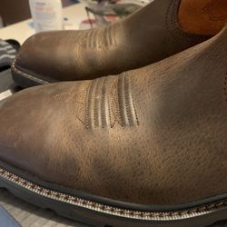 Ariat Steel Toe Work Boots … Size 10 1/5 New Still On Box 