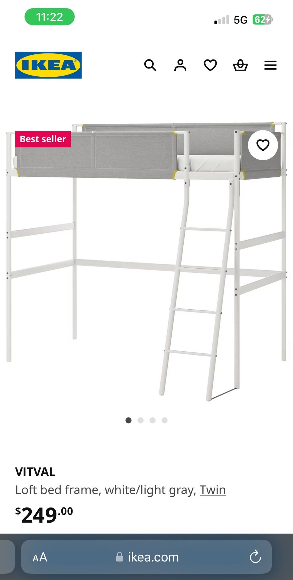 IKEA Twin Loft Bed