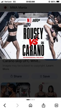 Ronda Rousey vs carano