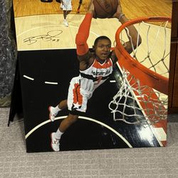 Bradley Beal - autographed canvas