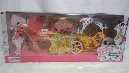 Unicorn and carriage