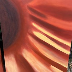 2 beautiful canvas stretch of the sun