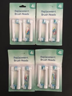 Replacement toothbrush heads