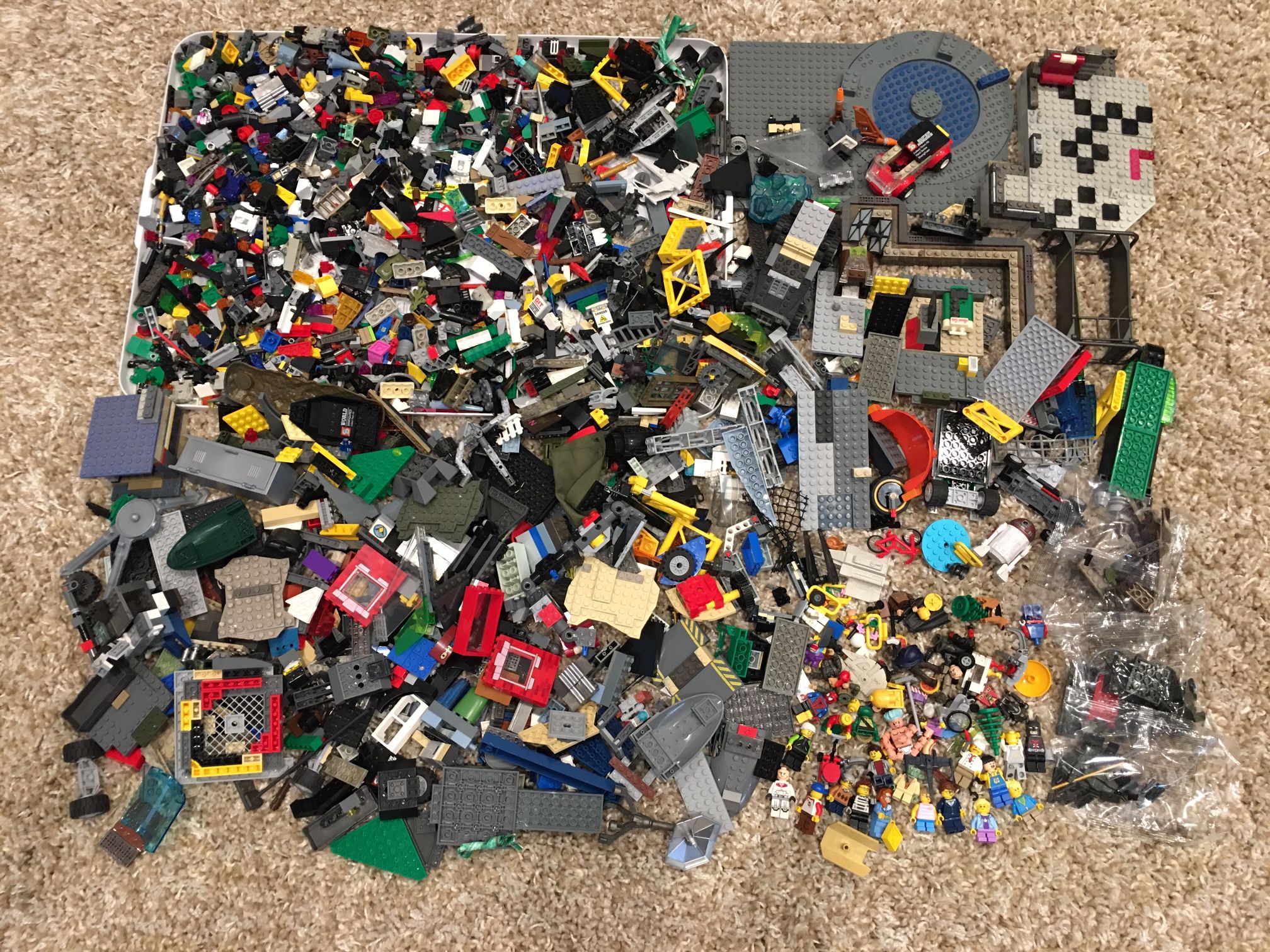 11 1/2 pounds of Legos Sets Characters