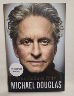 Signed Michael Douglas One Helluva Ride First Edition