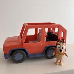 Bluey Car With Chilli Character  