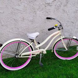 Women's Micargi Rover 26" Beach Cruiser Bike Bicicleta Basket 