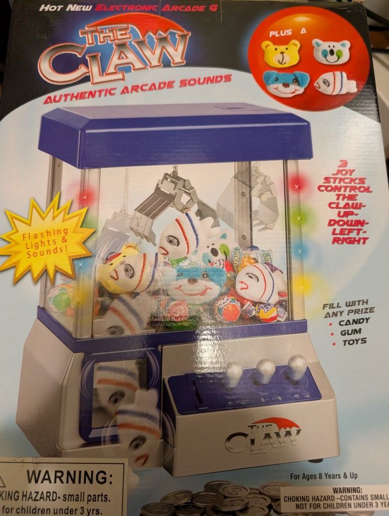the Claw mini Arcade Machine
