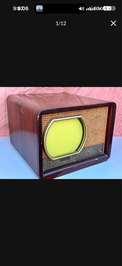 Vintage Hoffman 1949 Easy-Vision Model 612 television Not Working Make Offer Make Offer