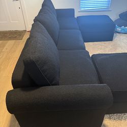 Onyx Boucle Lovesac sactional