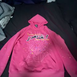 Pink Spider Hoodie size medium