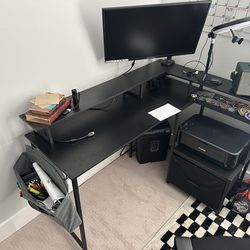 Gaming Monitor Desk And Chair