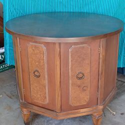 Hardwood Drum Table